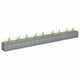 Vidaxl Gabion Planter insenté 360x30x30 cm en acier galvanisé