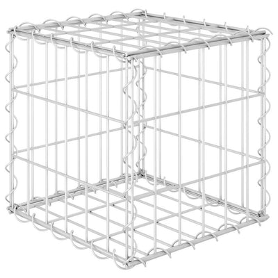 Vidaxl Gabion Planter Cube surélevé 30x30x30 cm Fil en acier
