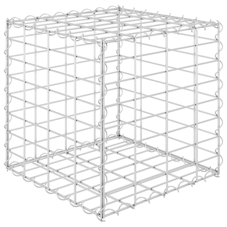 Vidaxl Gabion Planter surélevé Cube 40x40x40 cm Fil en acier