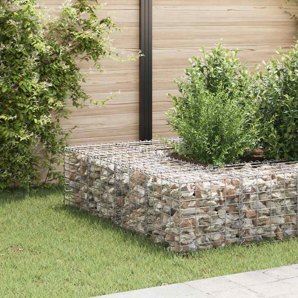 Vidaxl Gabion Planter surélevé Cube 40x40x40 cm Fil en acier