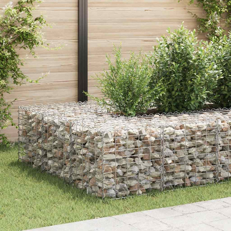 Vidaxl Gabion Planter surélevé Cube 50x50x50 cm Fil en acier