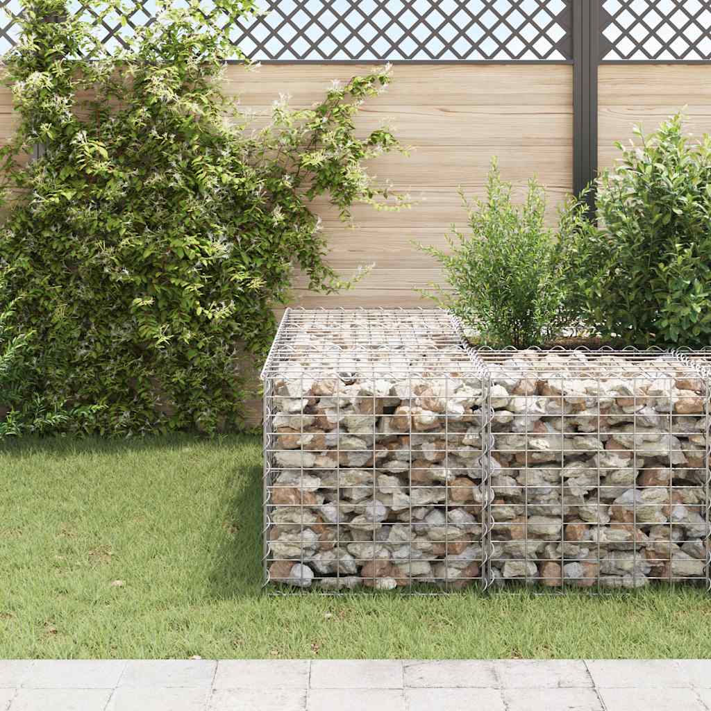 Vidaxl Gabion Planter surélevé Cube 60x60x60 cm Fil en acier