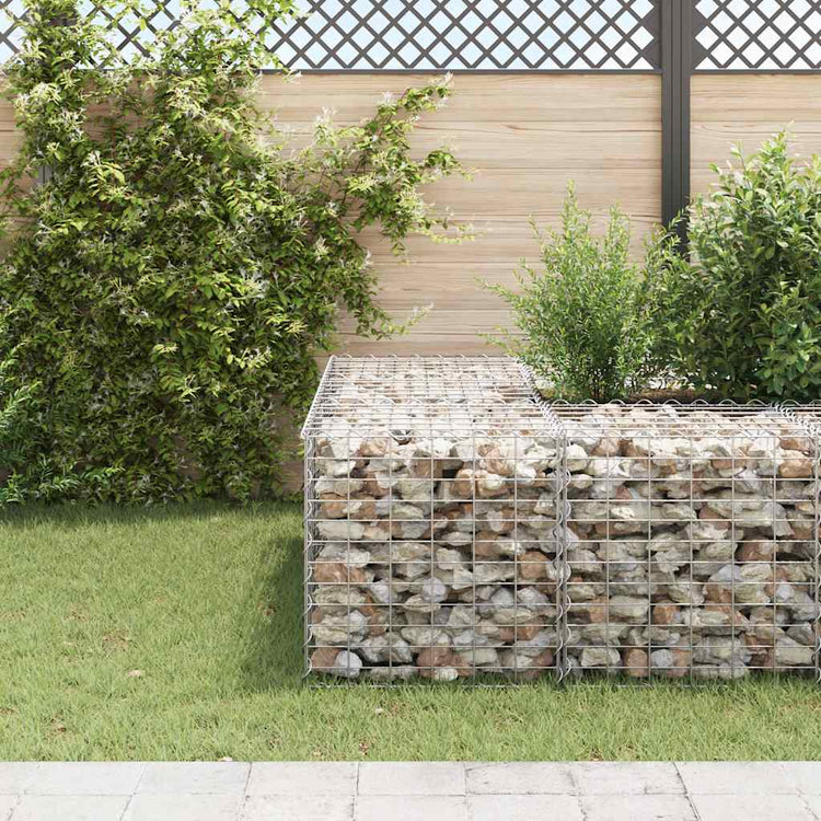Vidaxl Gabion Planter surélevé Cube 60x60x60 cm Fil en acier