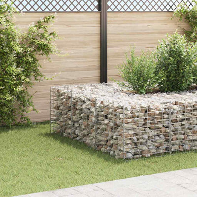 Vidaxl Gabion Planter surélevé Cube 60x60x60 cm Fil en acier