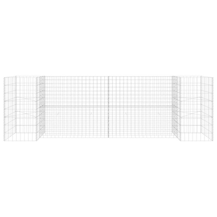Vidaxl Gabion Planter en H 260x40x80 cm Fil en acier