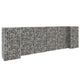 Vidaxl Gabion Planter en H 260x40x80 cm Fil en acier
