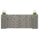 Vidaxl Gabion Planning Boîte en forme de fils en acier 260x40x100 cm