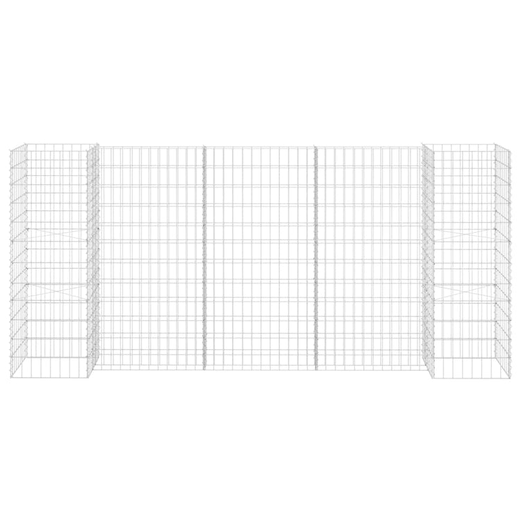 Vidaxl Gabion Planter en H 260x40x120 cm Fil en acier