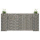 Vidaxl Gabion Planter en H 260x40x120 cm Fil en acier