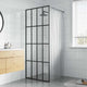 Vidaxl Walk -in Mur de douche 90x195 cm verre trempé transparent
