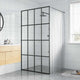 Vidaxl Walk -in Mur de douche 100x195 cm Verre trempée transparente
