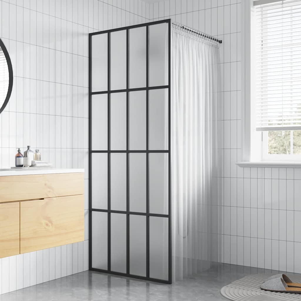 Vidaxl Walk -in Mur de douche 80x195 cm Verre tempérée