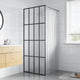 Vidaxl Walk -in Mur de douche 80x195 cm Verre tempérée