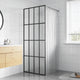 Vidaxl Walk -in Mur de douche 90x195 cm Verre trempée mate