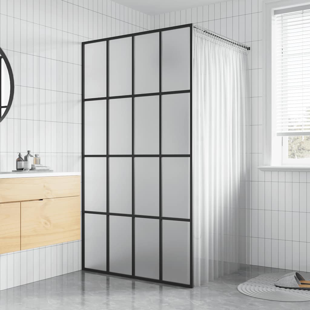 Vidaxl Walk -in Mur de douche 100x195 cm Verre tempérée