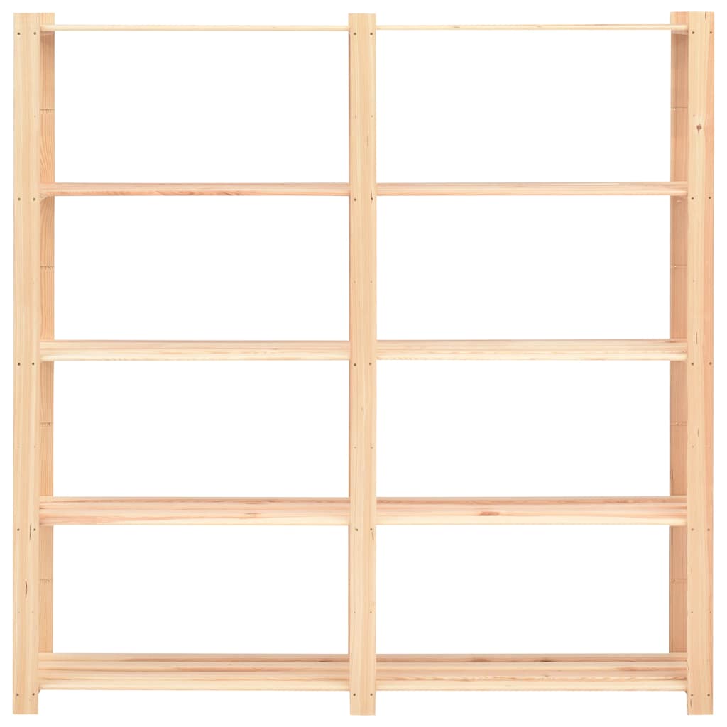 Rack de stockage Vidaxl 5 couches 170x38x170 cm Pine solide 500 kg