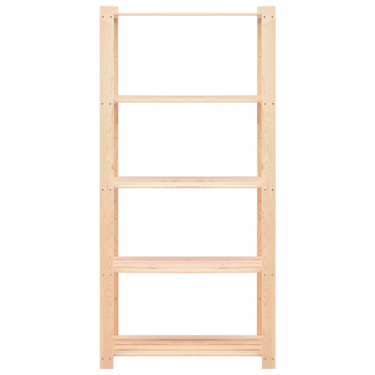 Rack de stockage Vidaxl 5 couches 80x38x170 cm Pine solide 250 kg