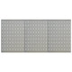 Vidaxl Hakepanel Mur-Mount de 3 PCS 40x58 cm en acier