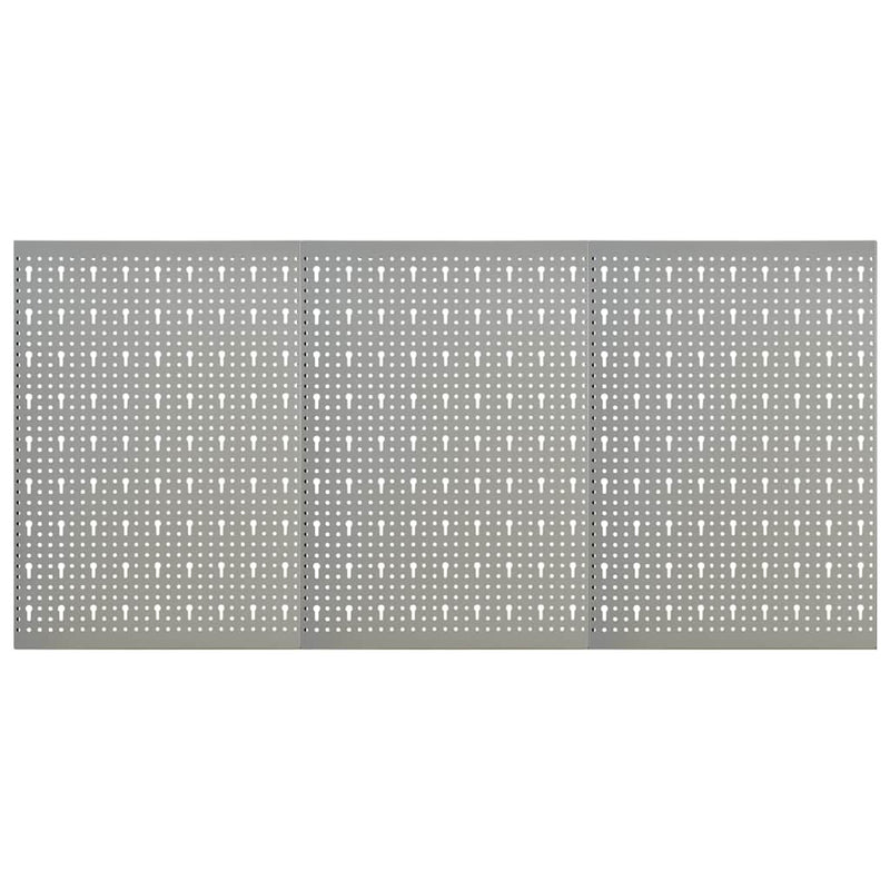 Vidaxl Hakepanel Mur-Mount de 3 PCS 40x58 cm en acier