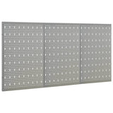 Vidaxl Hakepanel Mur-Mount de 3 PCS 40x58 cm en acier - afbeelding 2