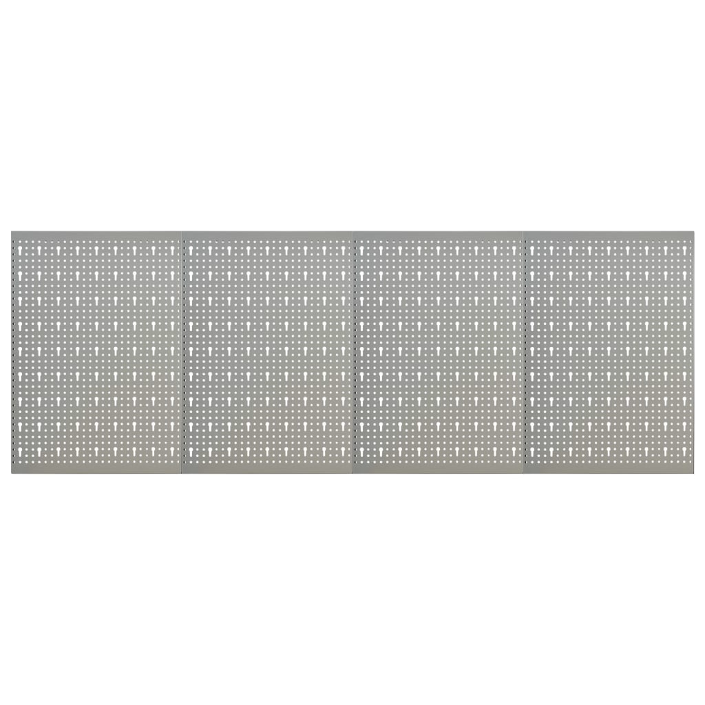 Vidaxl Gaartjenspanelen Mur à 4 pcs 40x58 cm en acier