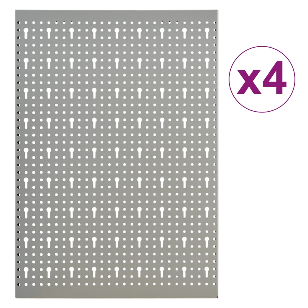 Vidaxl Gaartjenspanelen Mur à 4 pcs 40x58 cm en acier