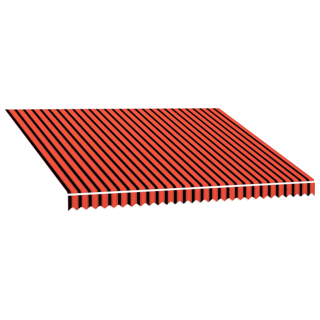 Vidaxl Laifeldoek 400x300 cm toile orange et marron