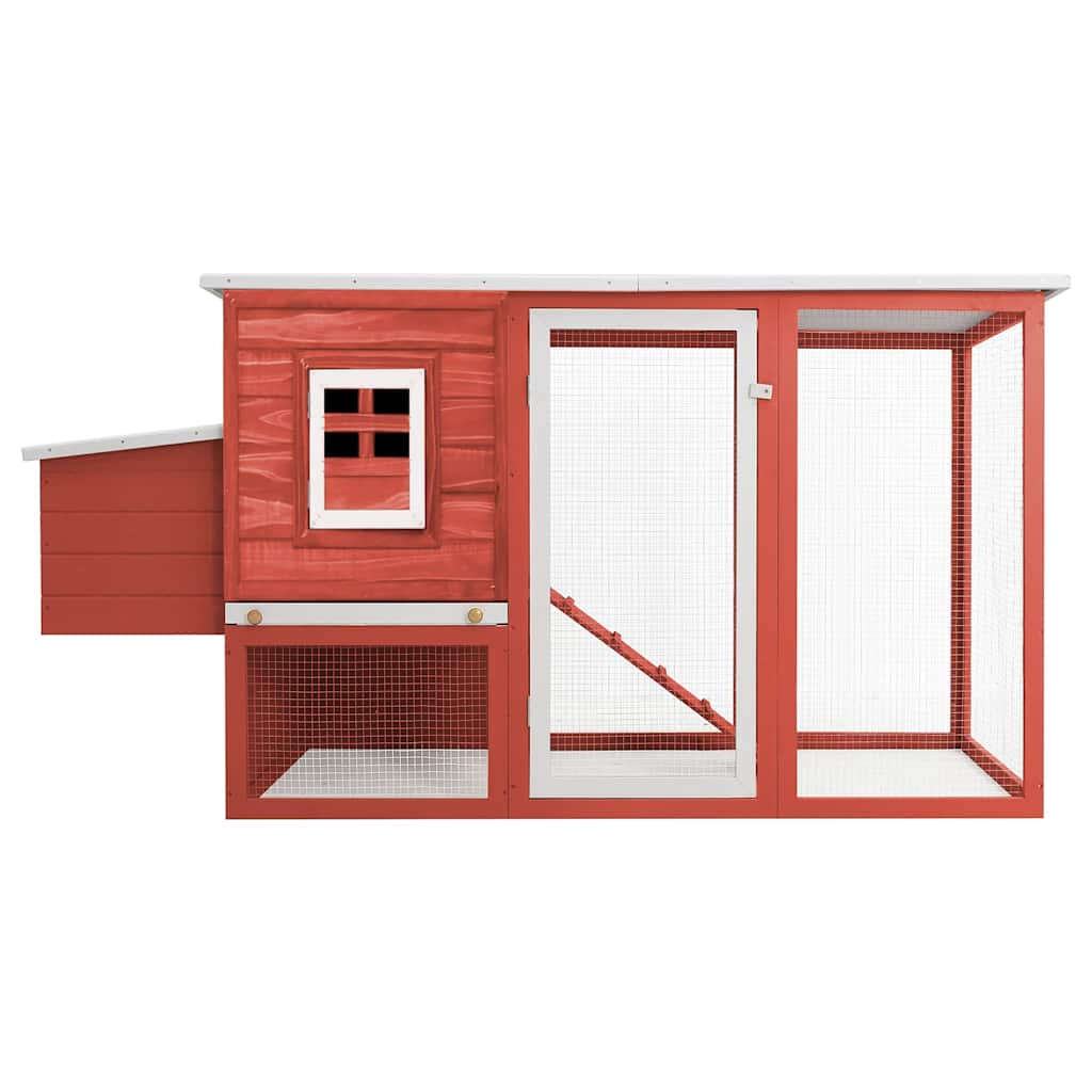 Vidaxl Chicken Coop avec le mezzanine de nuit