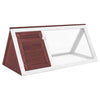 Vidaxl lapin loft bois brun