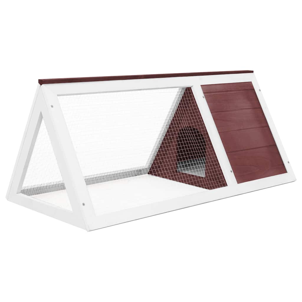 Vidaxl lapin loft bois brun