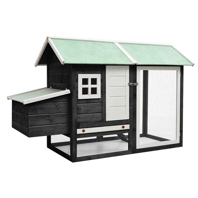 Vidaxl Poulet Coop 170x81x110 cm en pin de pin massif en pin gris