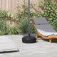 Vidaxl Parasol Foot rempli d'eau de sable 15 l noir
