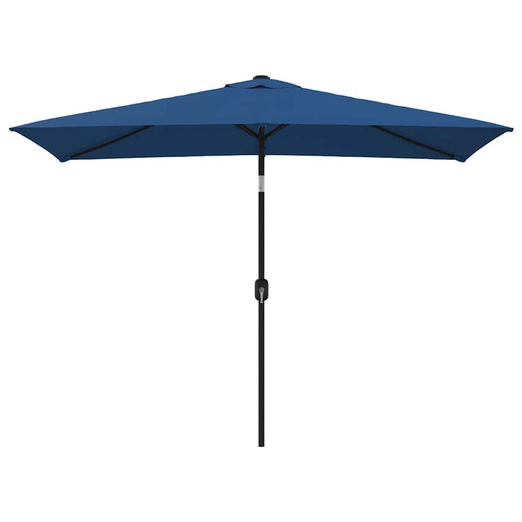 Parasol vidaxl avec poteau métallique 300x200 cm bleu azure