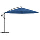 Vidaxl Parasol flottant avec poteau en aluminium 350 cm bleu
