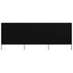 Pare-brise vidaxl 3 panneaux 400x120 cm tissu noir