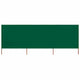 Pare-brise Vidaxl 3 panneaux 400x160 cm Tissu vert