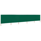 Pare-brise Vidaxl 5 panneaux 600x80 cm tissu vert - afbeelding 2