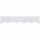 Pare-brise Vidaxl 5 panneaux 600x160 cm Sable de tissu blanc