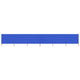 Pare-brise vidaxl 6 panneaux 800x80 cm tissu azure bleu