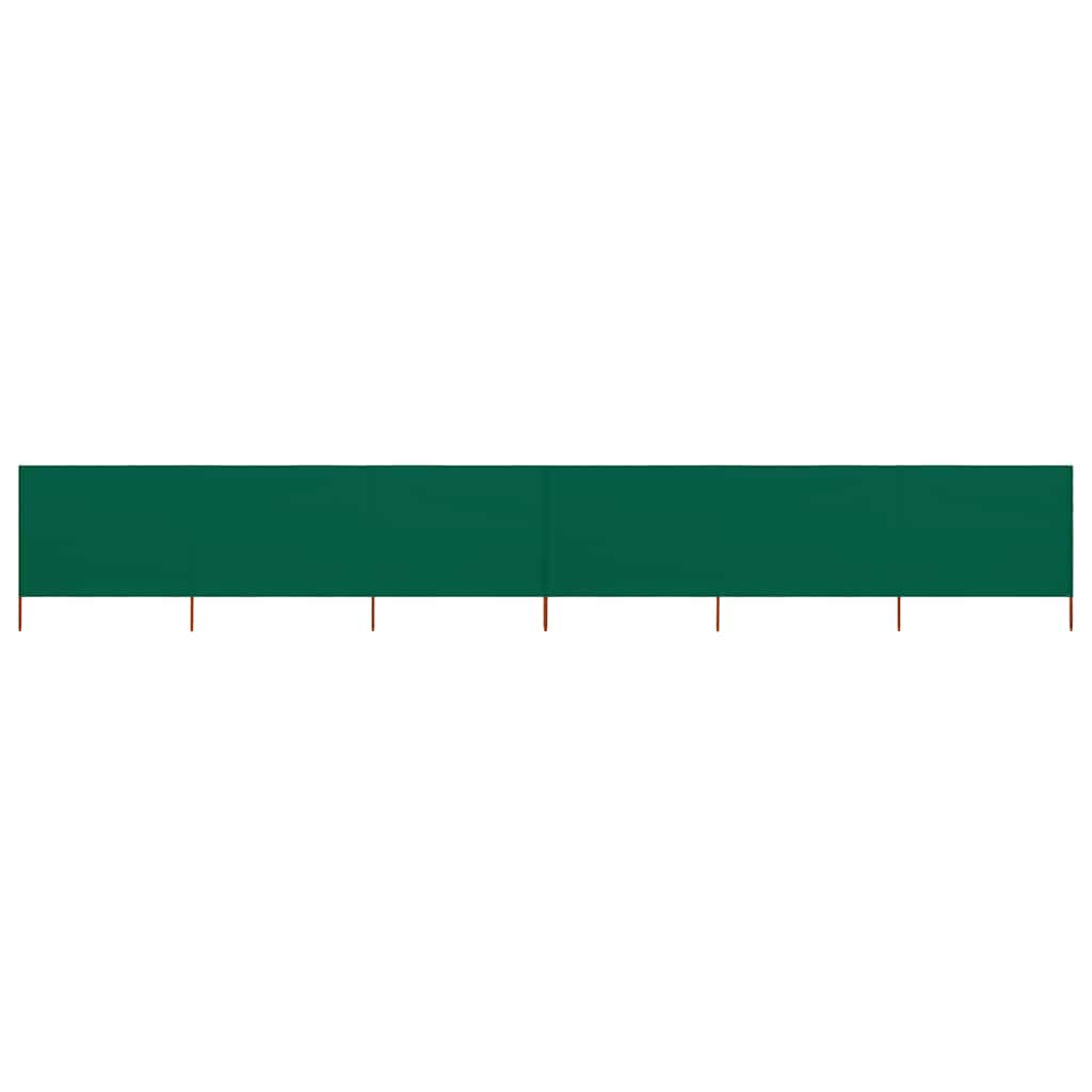 Pare-brise Vidaxl 6 panneaux 800x120 cm tissu vert