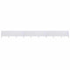 Pare-brise Vidaxl 9 panneaux 1200x120 cm Sable de tissu blanc