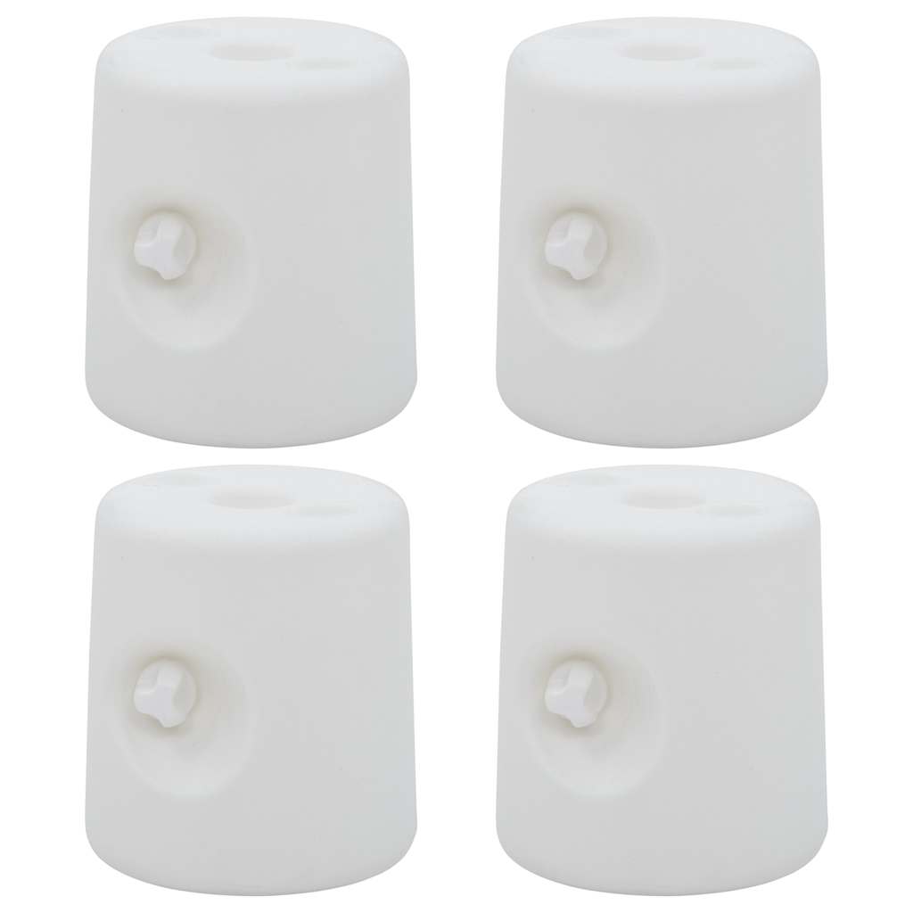 Vidaxl partie alsos 4 st pe blanc