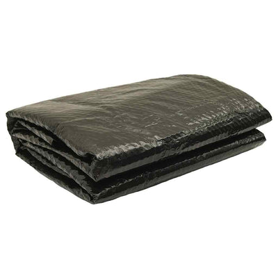 Couverture de piscine vidaxl 381 cm pe noir