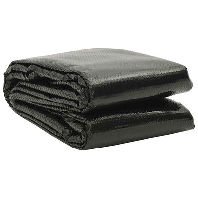 Couvercle de piscine vidaxl 260x160 cm pe noir