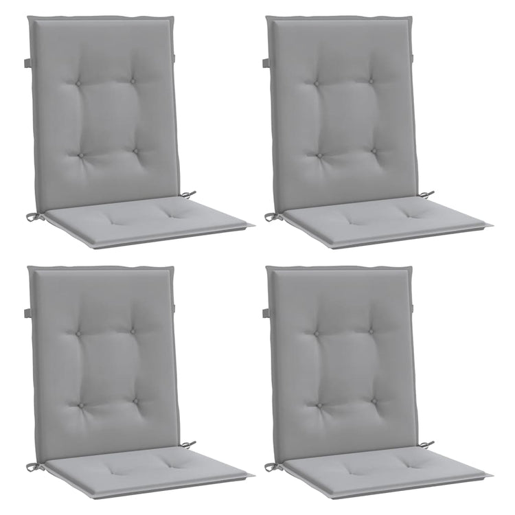 Vidaxl jardin chaise coussin bas du dos 4 st oxford tissu anthracite