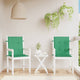 Coussins de chaise de jardin vidaxl bas arrière 2 st 100x50x3 cm oxford tissu vert