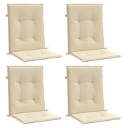 Vidaxl Garden Chair coussins Low Far 4 PCS 100x50x3 cm Oxford Fabric Beige - afbeelding 3