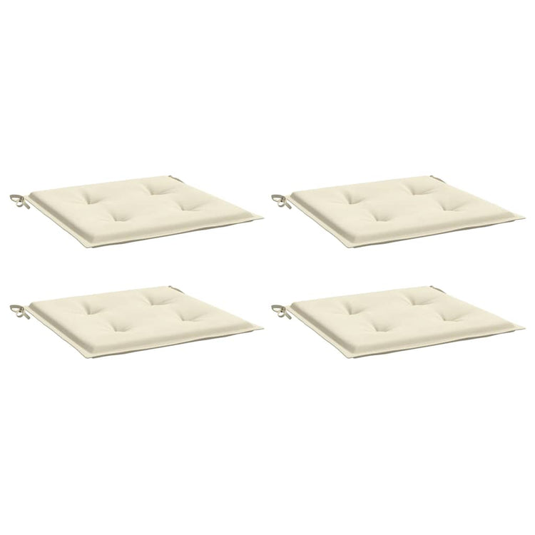 Coussins de chaise de jardin vidaxl 4 pcs 40x40x3 cm