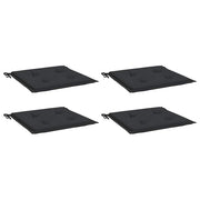 Coussins de chaise de jardin vidaxl 4 ST 40x40x3 cm Oxford tissu noir - afbeelding 3