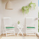 Vidaxl Garden Chair Cushions 2 ST 50X50X3 CM OXFORD Fabric vert